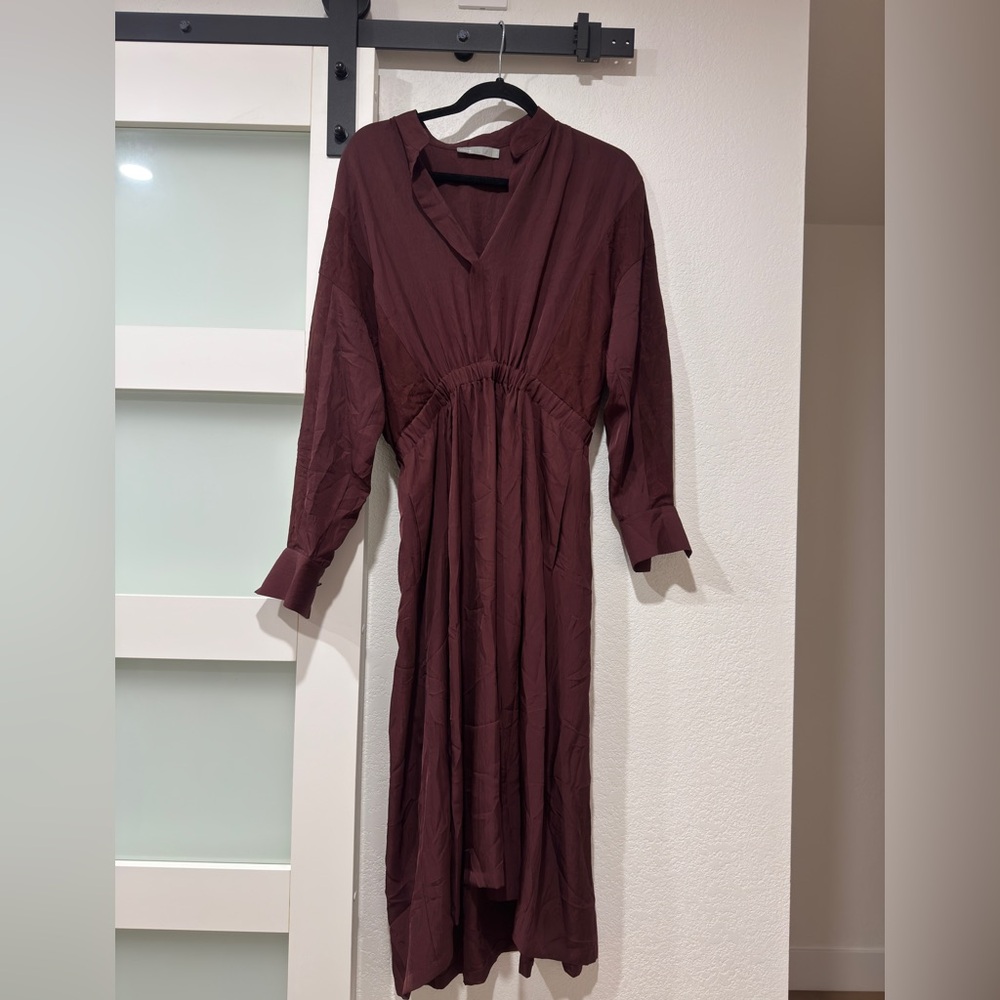 Vince Burgundy Dress size small